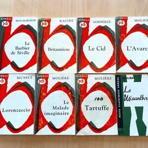 Huit classiques Bordas - Molière, Corneille, Racine, Musset, Beaumarchais